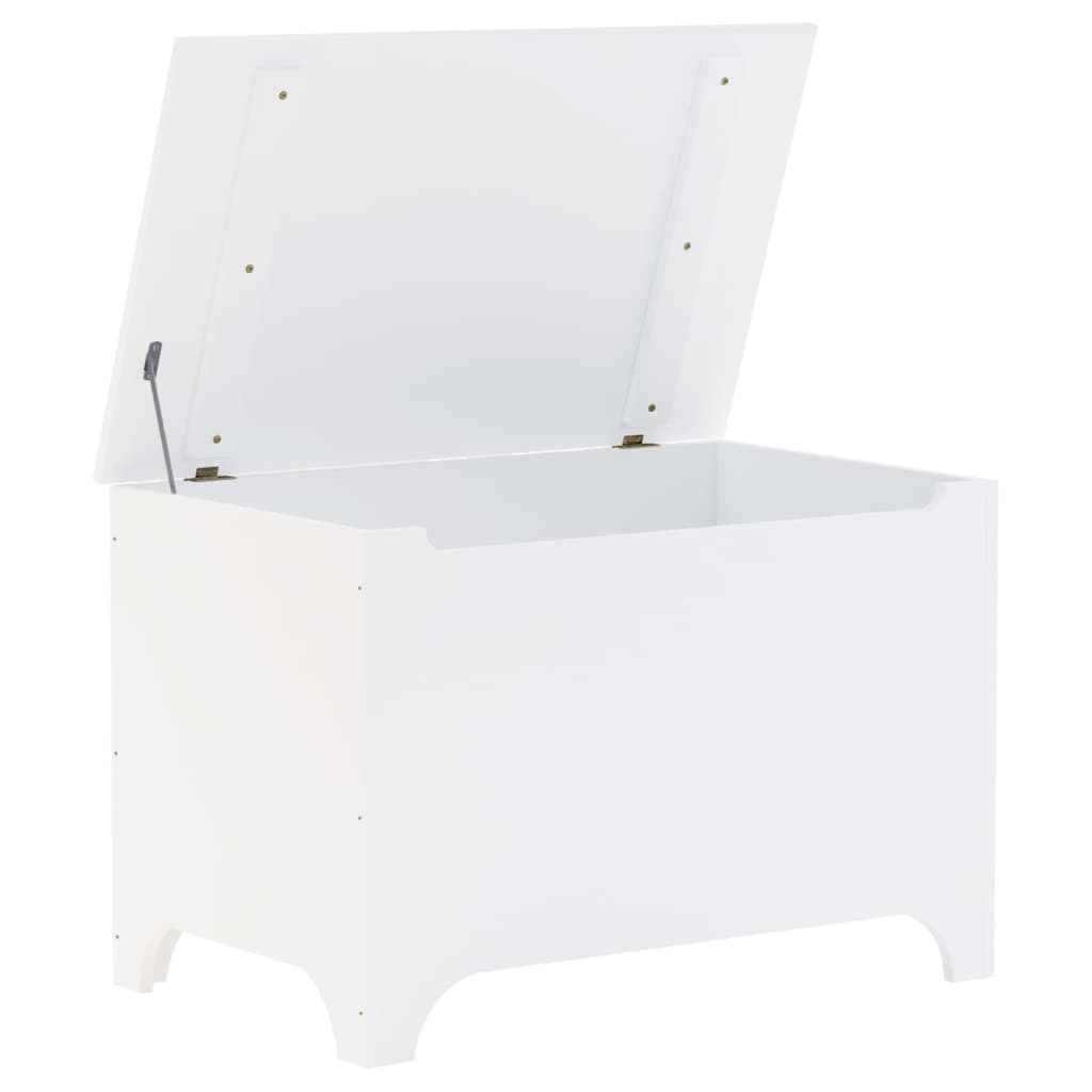 Caixa de arrumação c/ tampa RANA 80x49x54cm pinho maciço branco