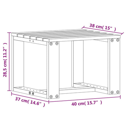 3 pcs conjunto lounge de jardim madeira de douglas maciça