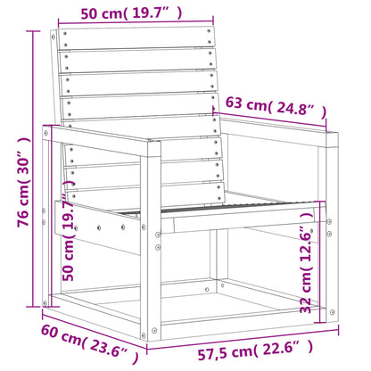 3 pcs conjunto lounge de jardim pinho maciço castanho-mel