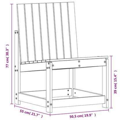 3 pcs conjunto lounge de jardim pinho maciço castanho-mel