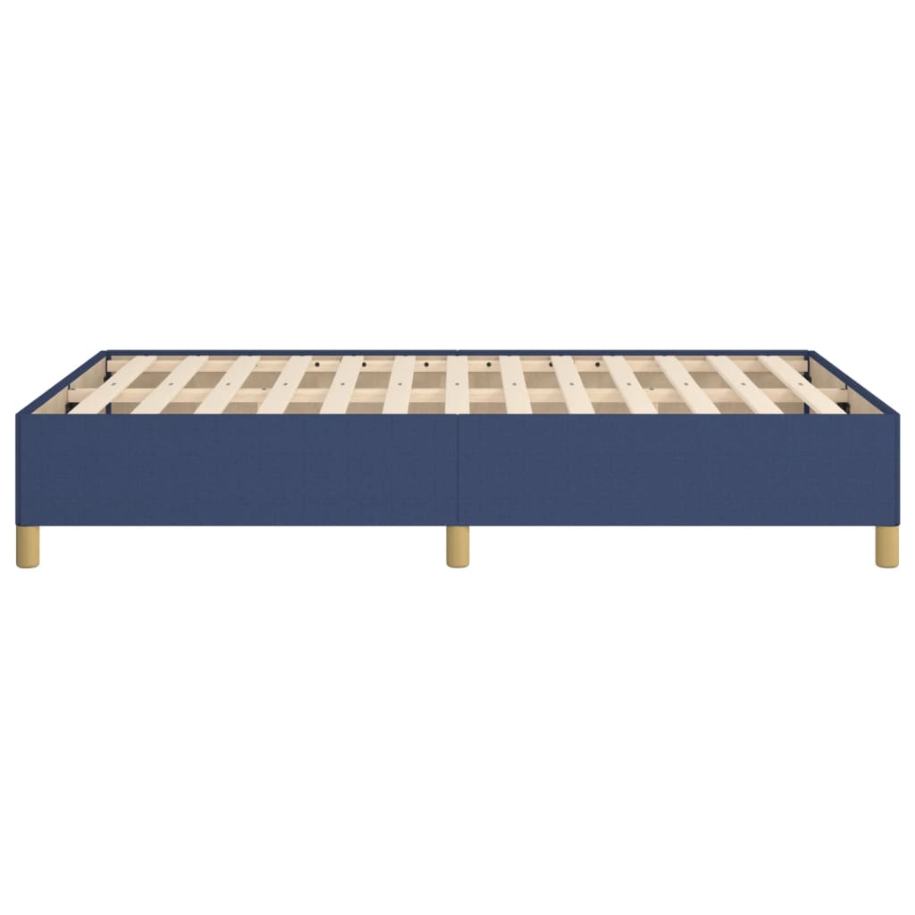 Estrutura de cama 120x190 cm tecido azul