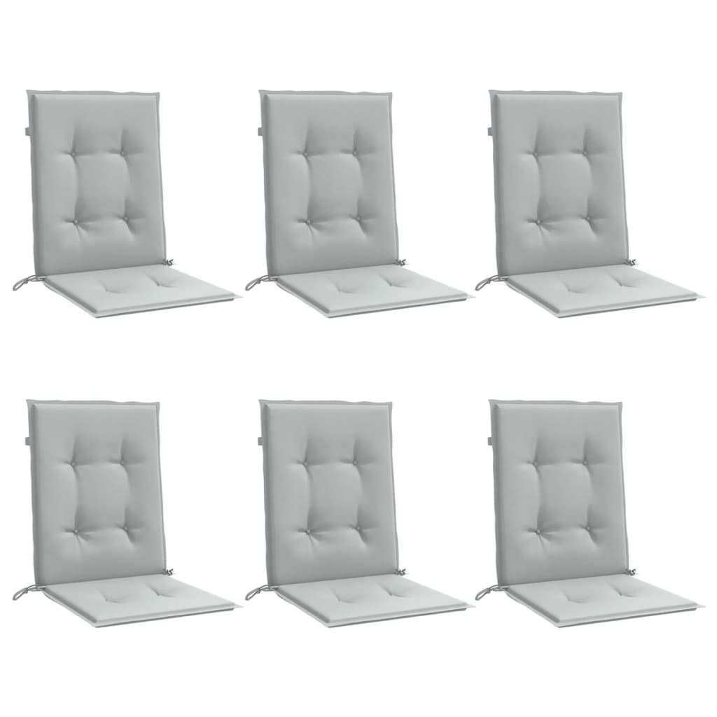 Almofadões lombares cadeiras 6pcs 100x50x4 cm mesclado tecido