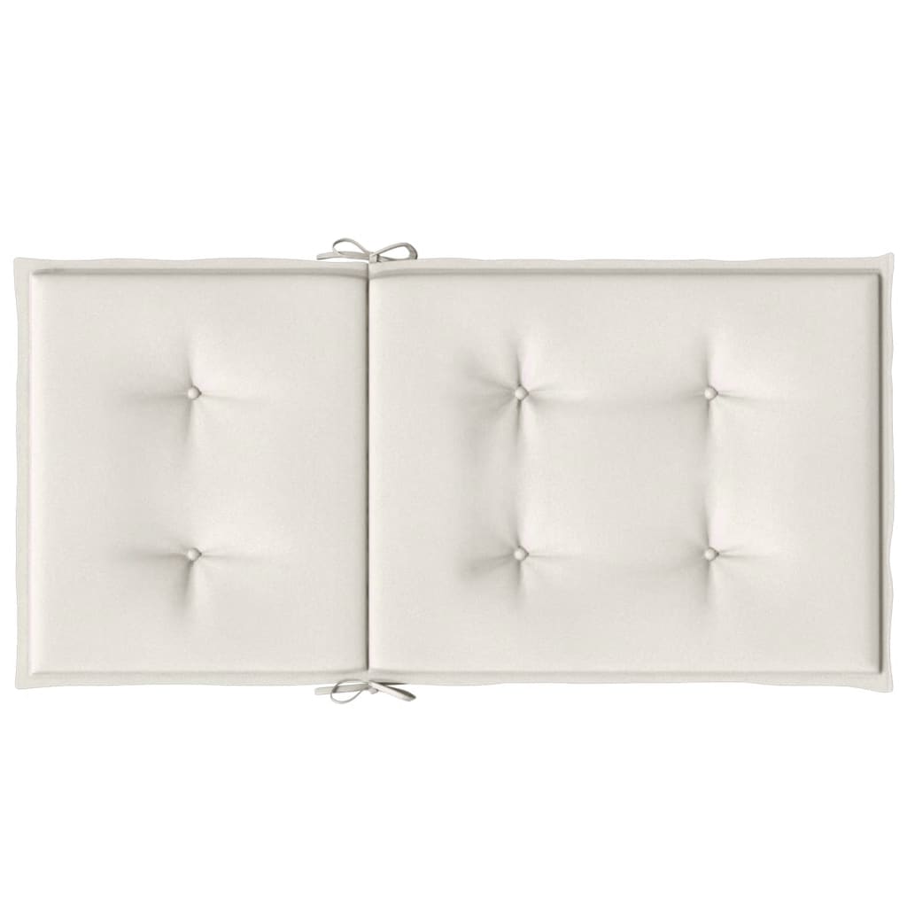 Almofadões lombares p/ cadeiras 2pcs 100x50x4cm mesclado tecido