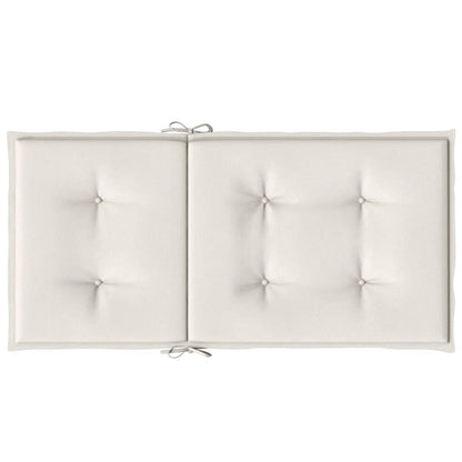 Almofadões lombares p/ cadeiras 2pcs 100x50x4cm mesclado tecido