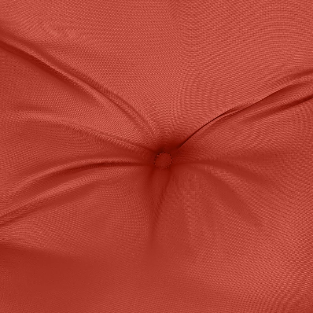 Almofadão banco jardim 100x50x7cm mesclado vermelho