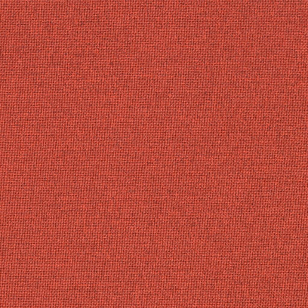 Almofadão p/ banco jardim 150x50x7 cm mesclado tecido vermelho