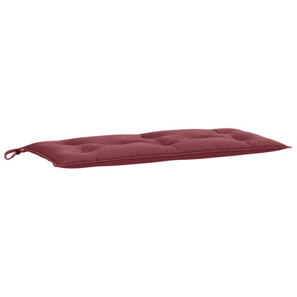 Almofadões banco jardim 2pcs 100x50x7cm mesclado vermelho tinto