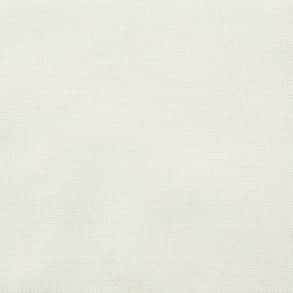 Almofadões banco jardim 2pcs 150x50x7 cm mesclado tecido creme