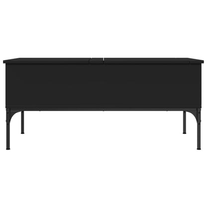 Mesa de centro 100x50x45 cm derivados de madeira/metal preto