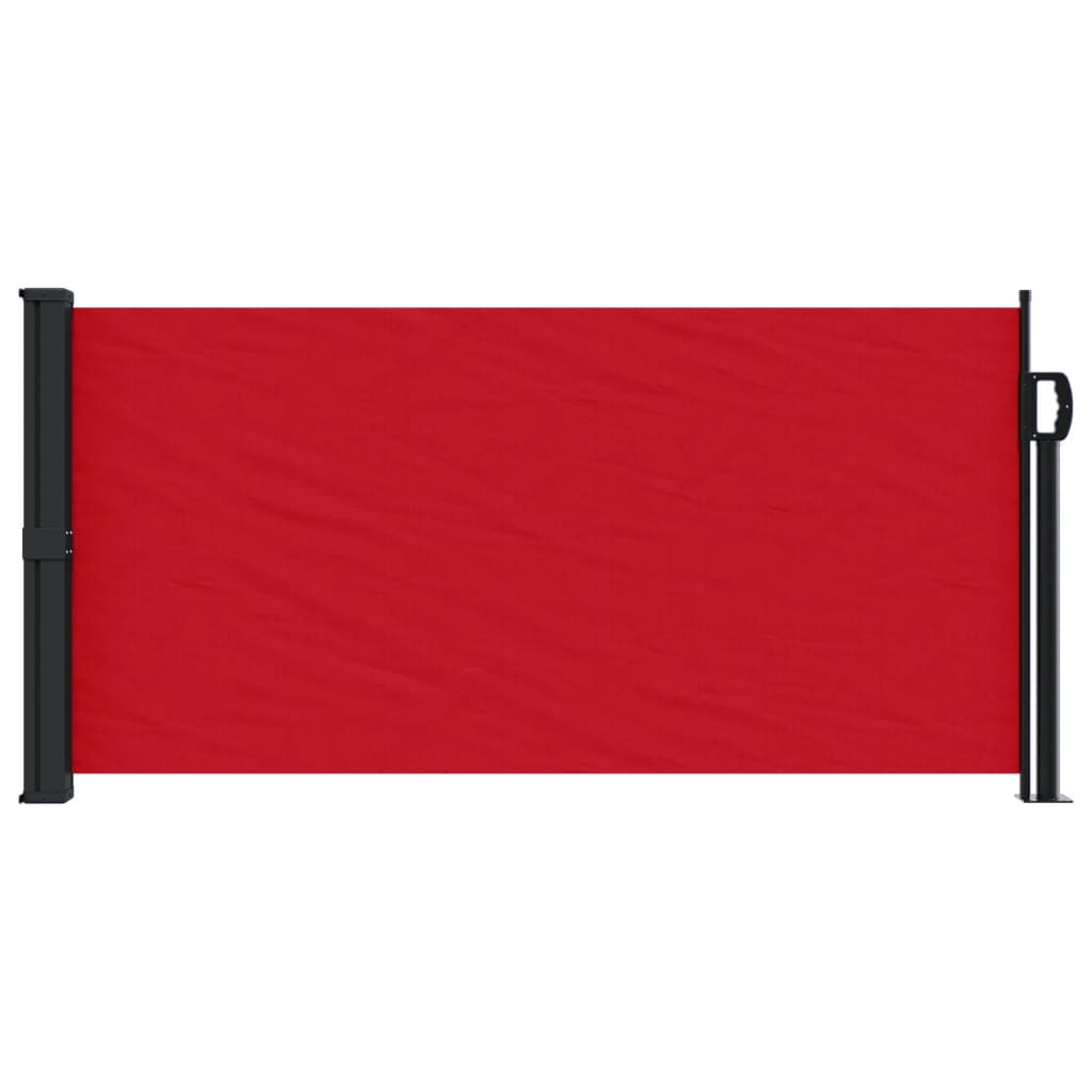 Toldo lateral retrátil 100x300 cm vermelho