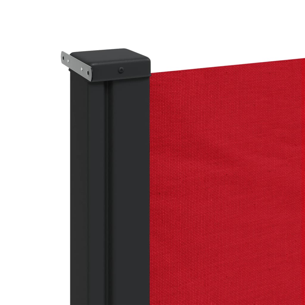 Toldo lateral retrátil 100x300 cm vermelho