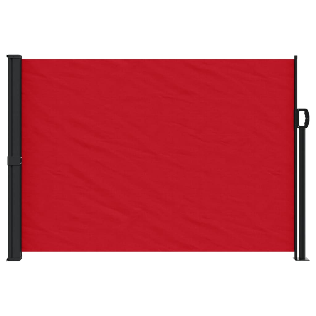 Toldo lateral retrátil 140x300 cm vermelho