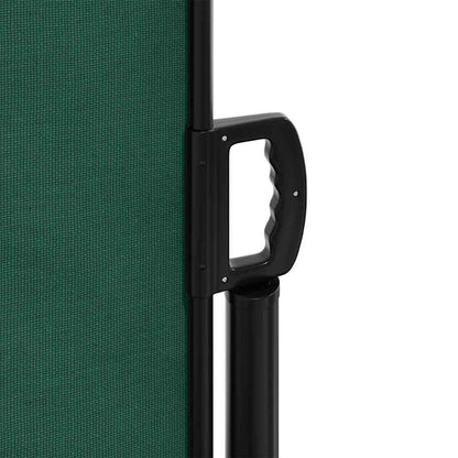 Toldo lateral retrátil 140x300 cm verde-escuro