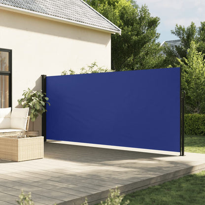 Toldo lateral retrátil 160x300 cm azul