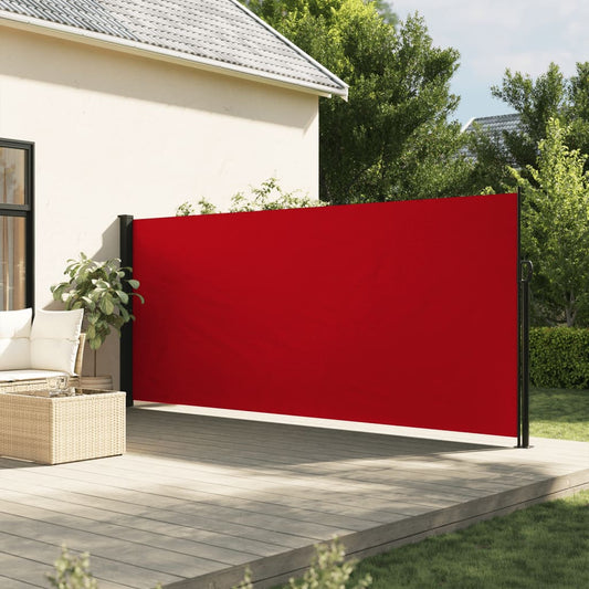 Toldo lateral retrátil 160x300 cm vermelho