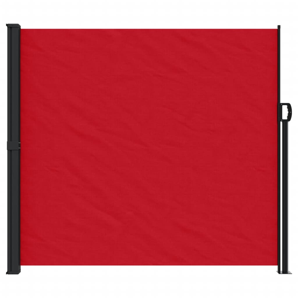 Toldo lateral retrátil 180x300 cm vermelho