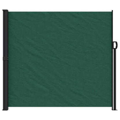 Toldo lateral retrátil 180x300 cm verde-escuro