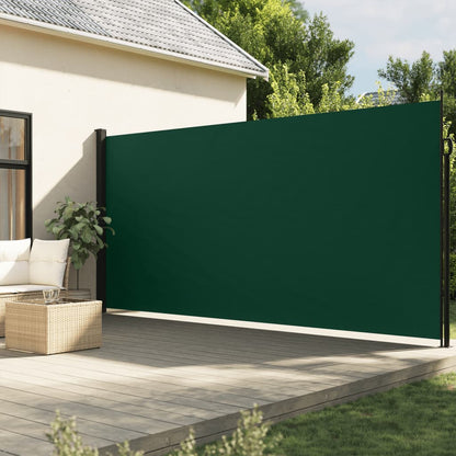 Toldo lateral retrátil 200x300 cm verde-escuro