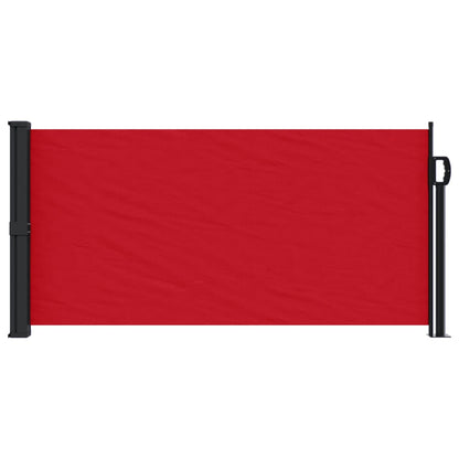 Toldo lateral retrátil 100x500 cm vermelho