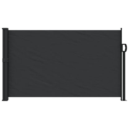 Toldo lateral retrátil 120x500 cm preto