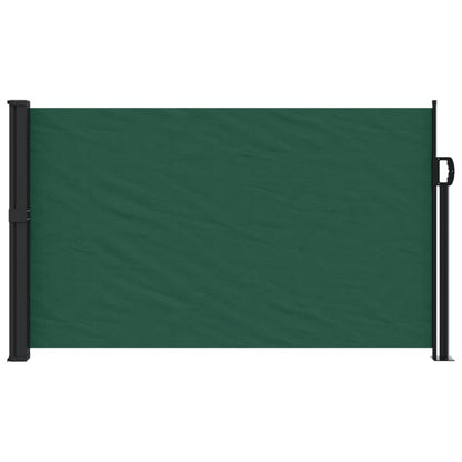 Toldo lateral retrátil 120x500 cm verde-escuro