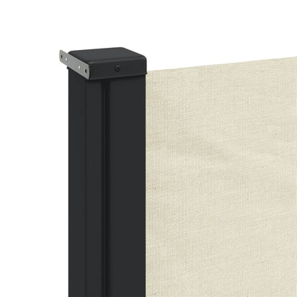 Toldo lateral retrátil 140x500 cm cor creme