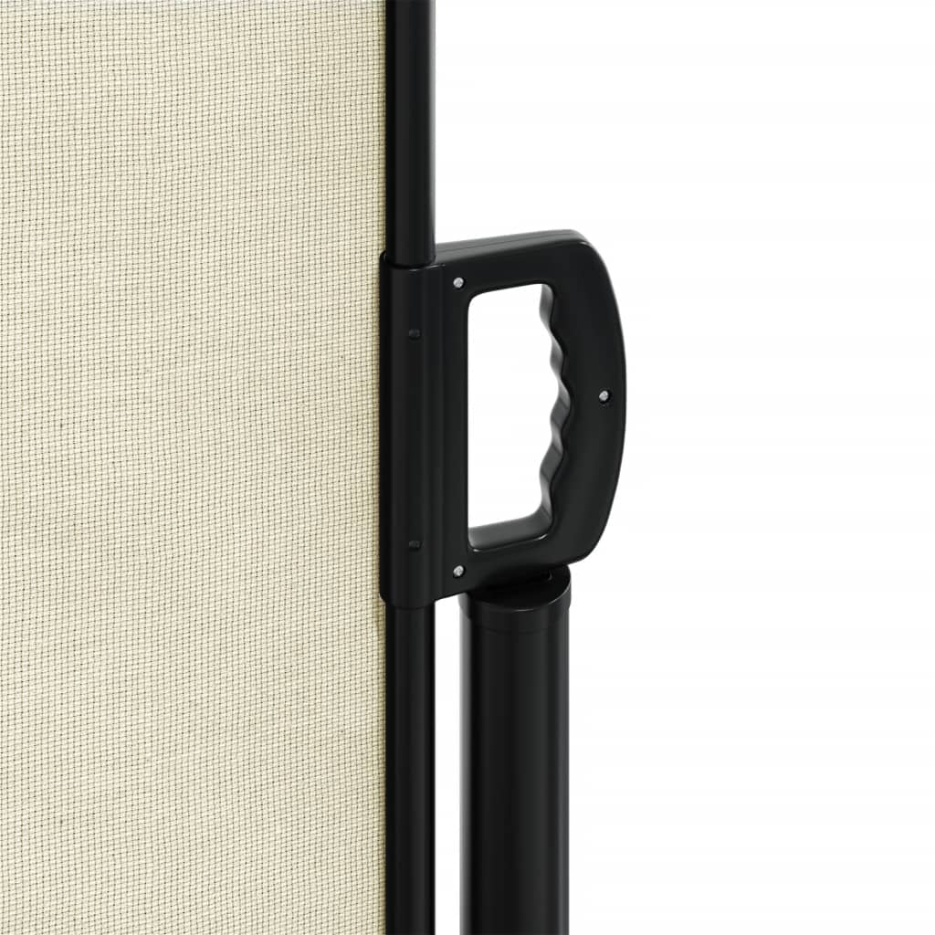 Toldo lateral retrátil 140x500 cm cor creme