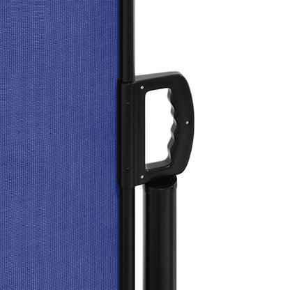 Toldo lateral retrátil 140x500 cm azul