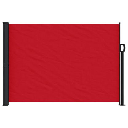 Toldo lateral retrátil 140x500 cm vermelho