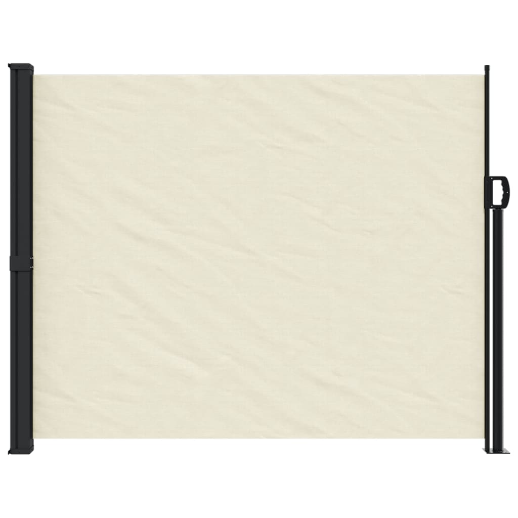 Toldo lateral retrátil 160x500 cm cor creme