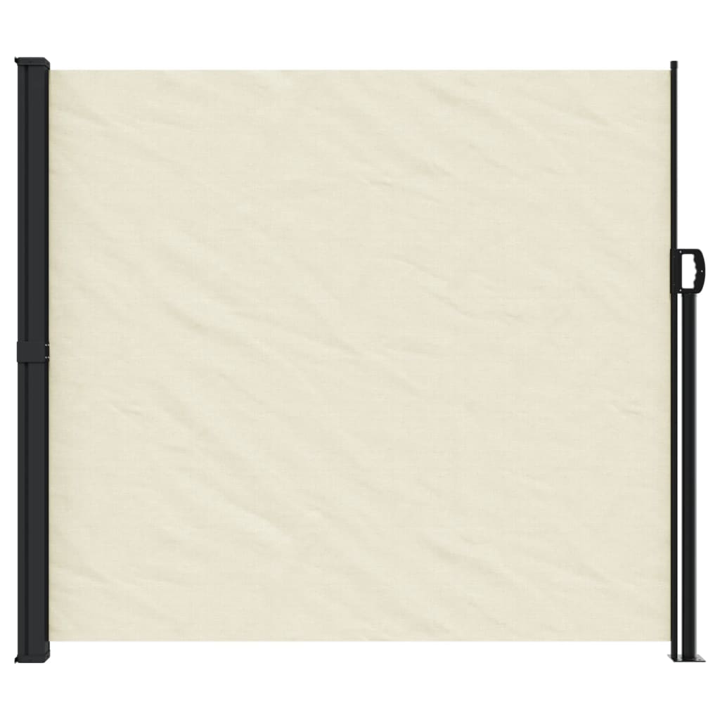 Toldo lateral retrátil 180x500 cm cor creme