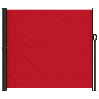 Toldo lateral retrátil 180x500 cm vermelho