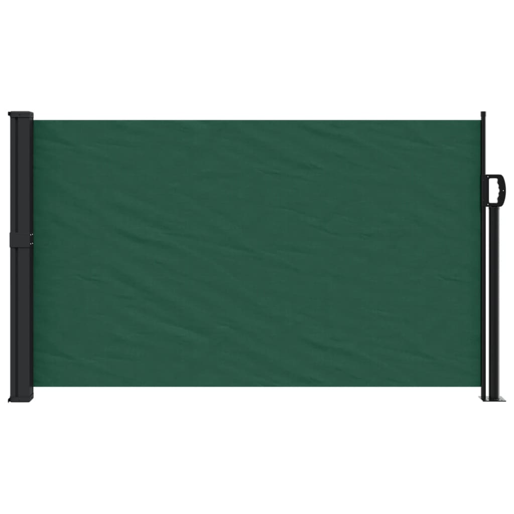 Toldo lateral retrátil 120x600 cm verde-escuro