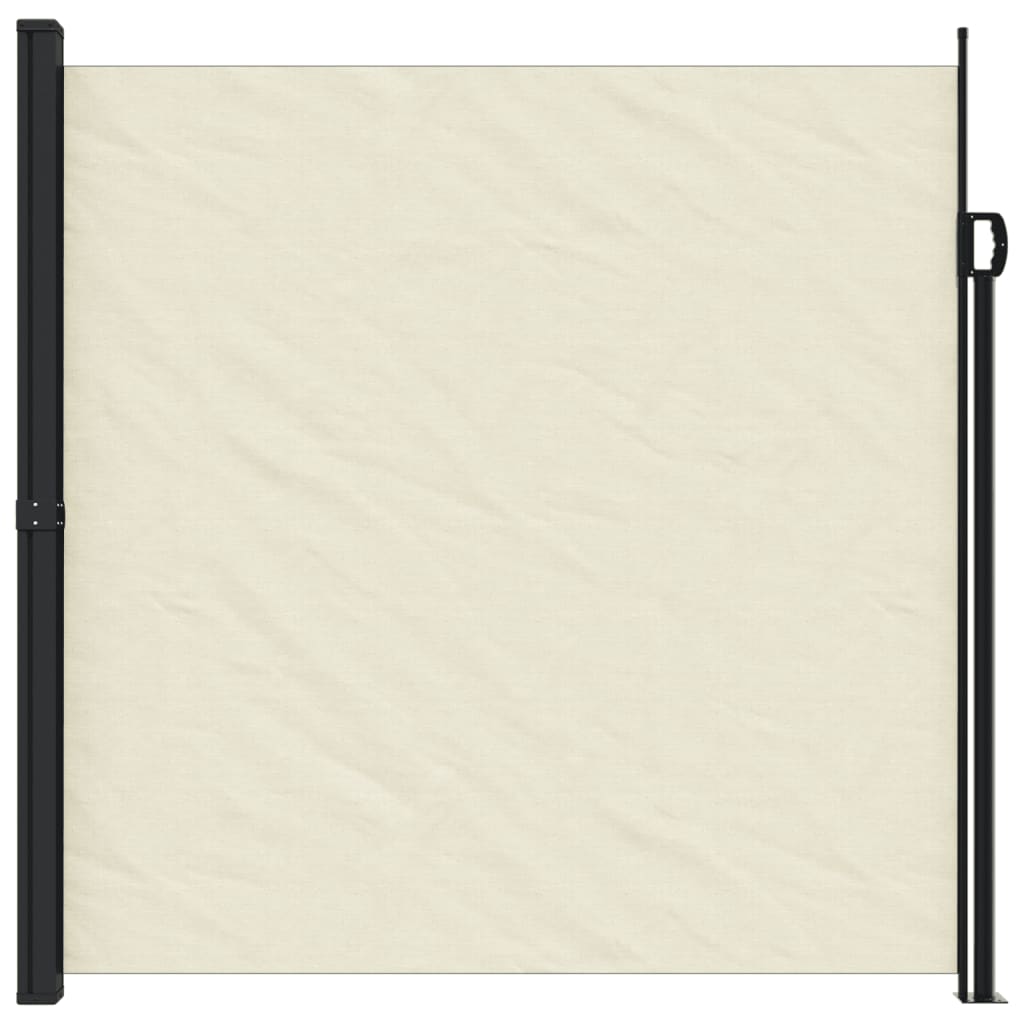 Toldo lateral retrátil 200x600 cm cor creme