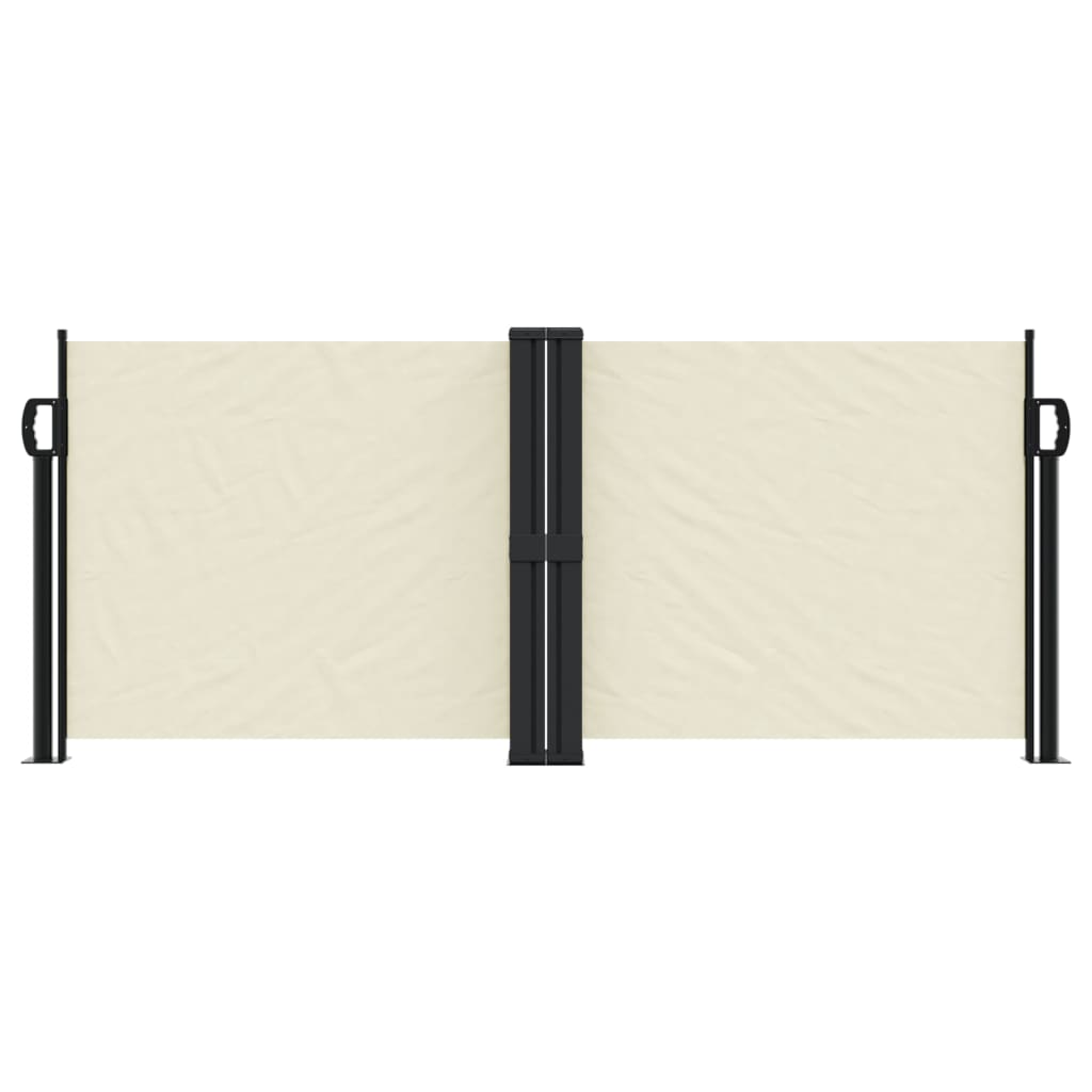 Toldo lateral retrátil 100x600 cm creme