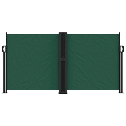 Toldo lateral retrátil 120x600 cm verde-escuro