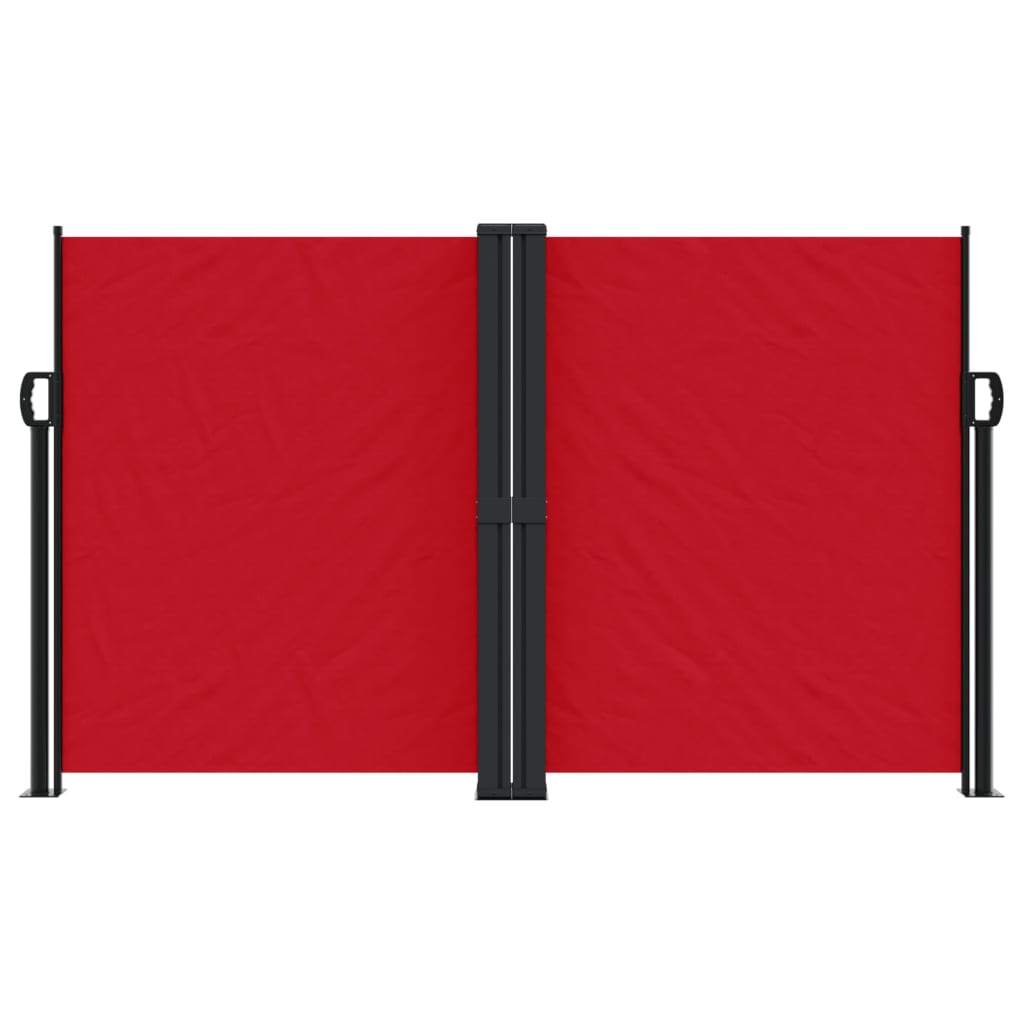 Toldo lateral retrátil 140x600 cm vermelho