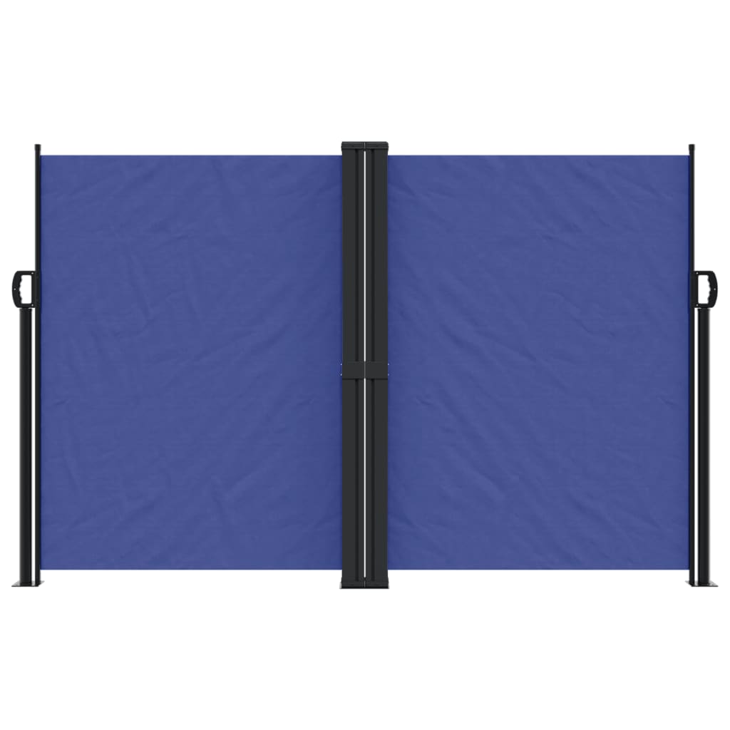 Toldo lateral retrátil 160x600 cm azul