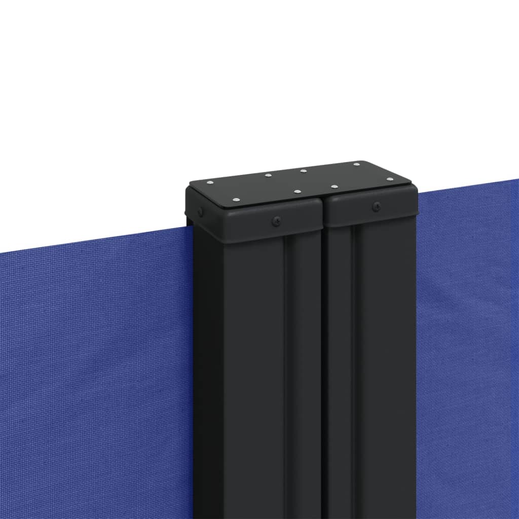 Toldo lateral retrátil 160x600 cm azul