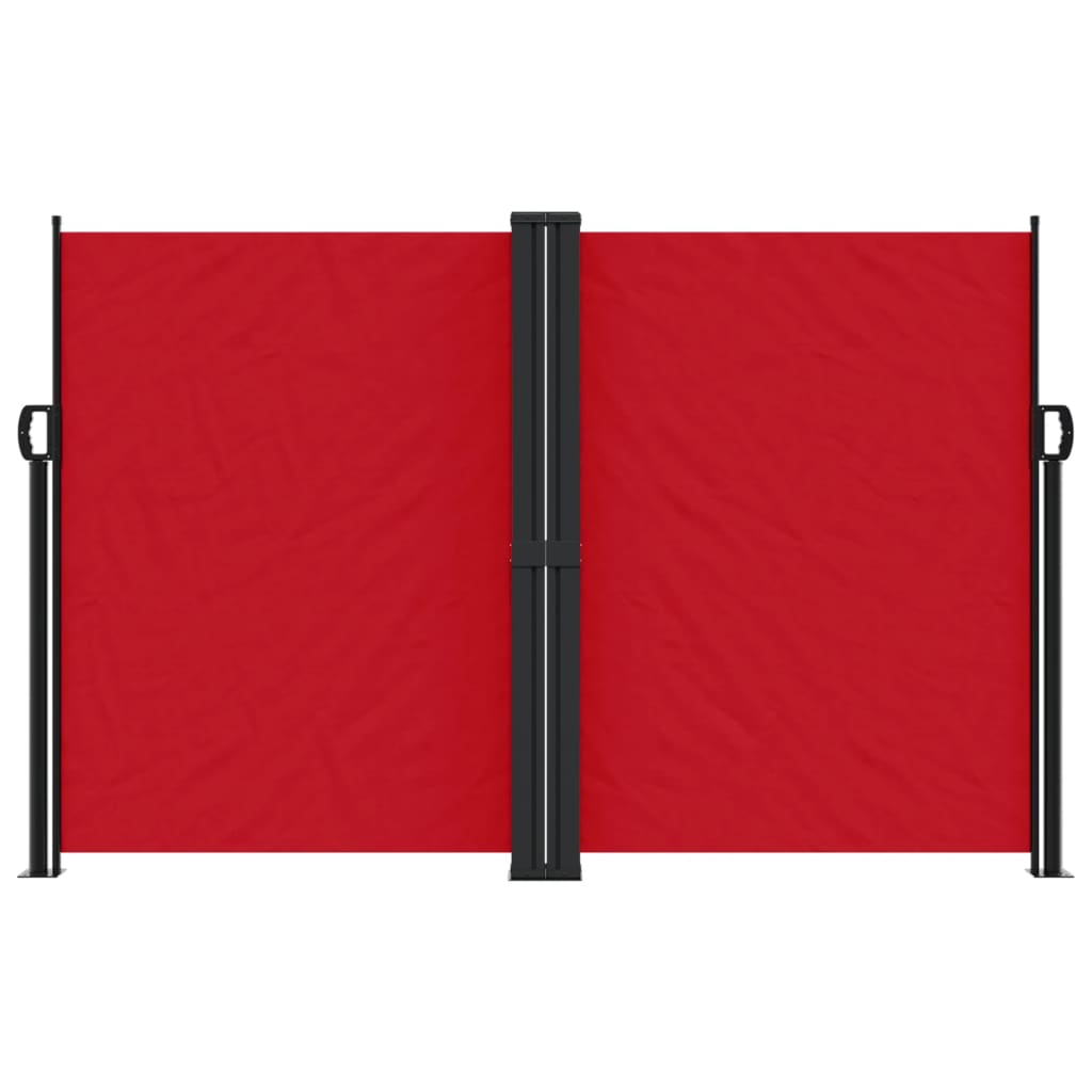 Toldo lateral retrátil 160x600 cm vermelho