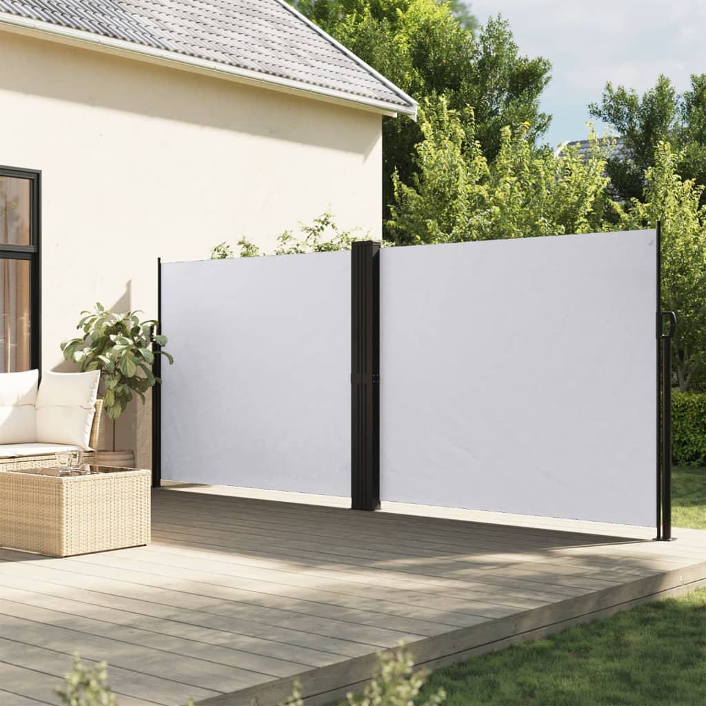 Toldo lateral retrátil 160x600 cm branco