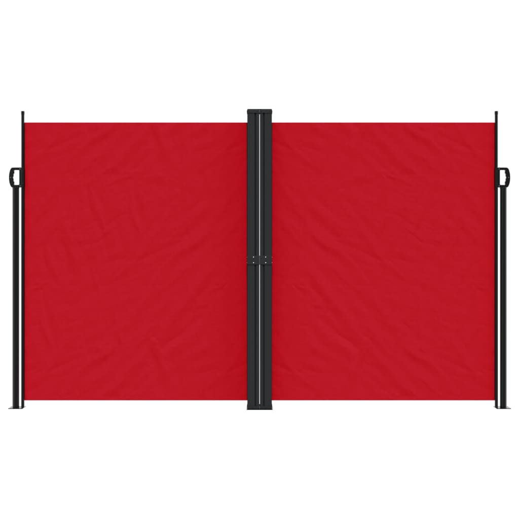 Toldo lateral retrátil 200x600 cm vermelho