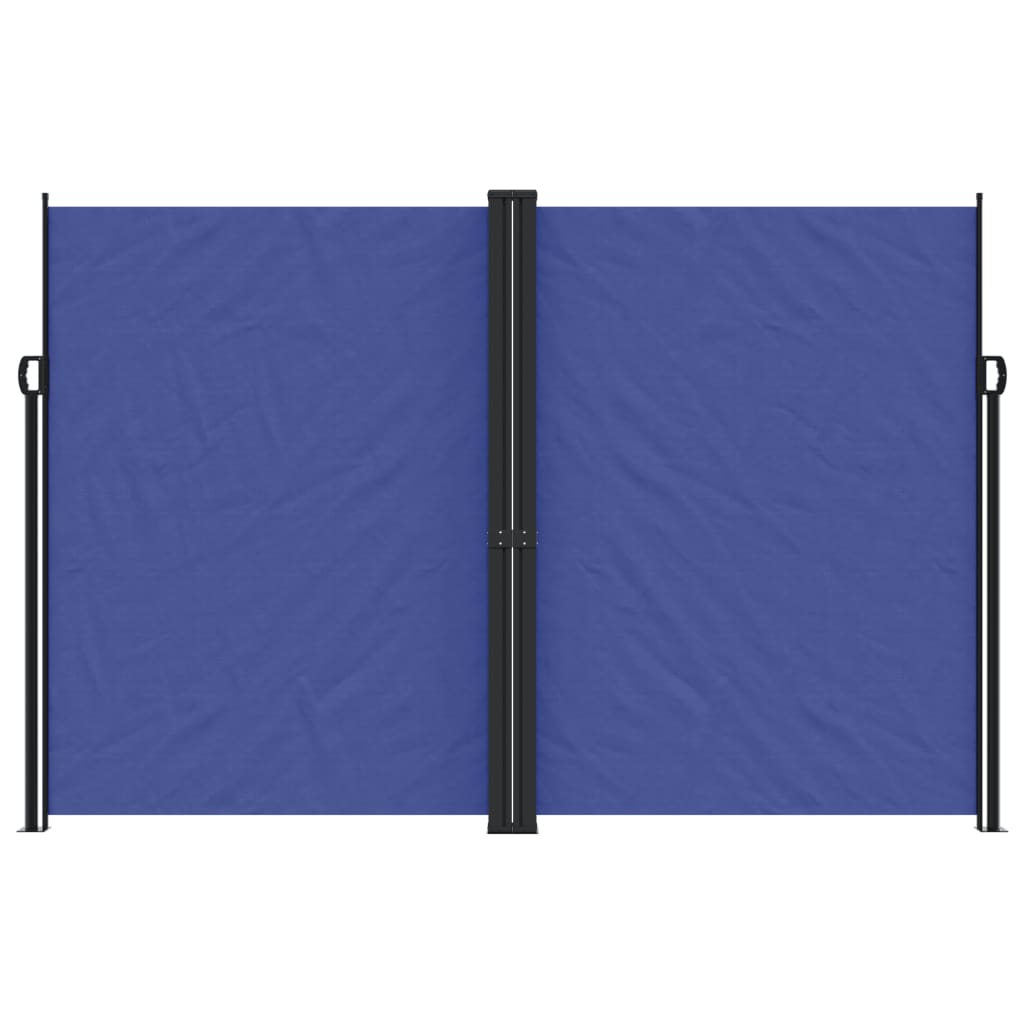 Toldo lateral retrátil 220x600 cm azul