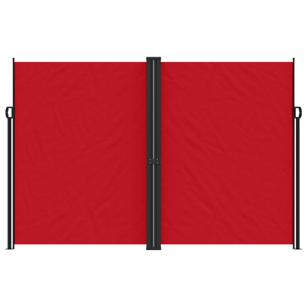 Toldo lateral retrátil 220x600 cm vermelho