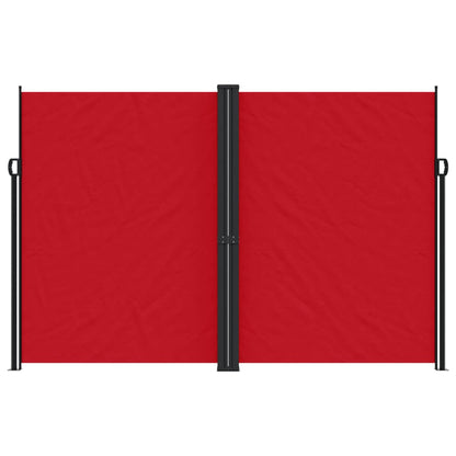 Toldo lateral retrátil 220x600 cm vermelho