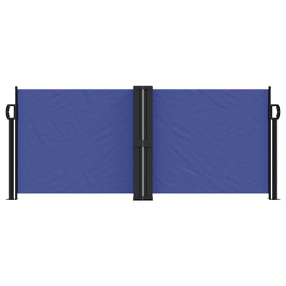 Toldo lateral retrátil 100x1000 cm azul