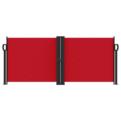 Toldo lateral retrátil 100x1000 cm vermelho