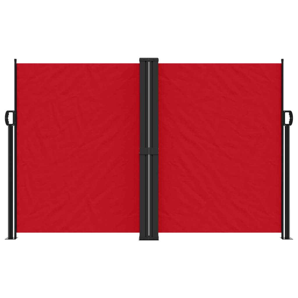 Toldo lateral retrátil 160x1200 cm vermelho