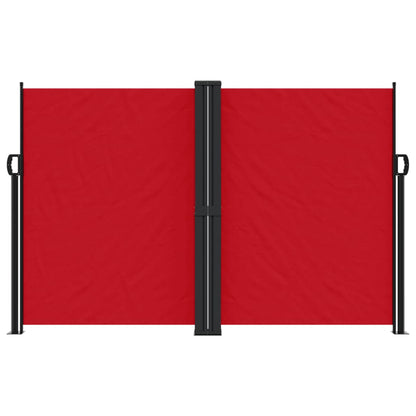 Toldo lateral retrátil 160x1200 cm vermelho