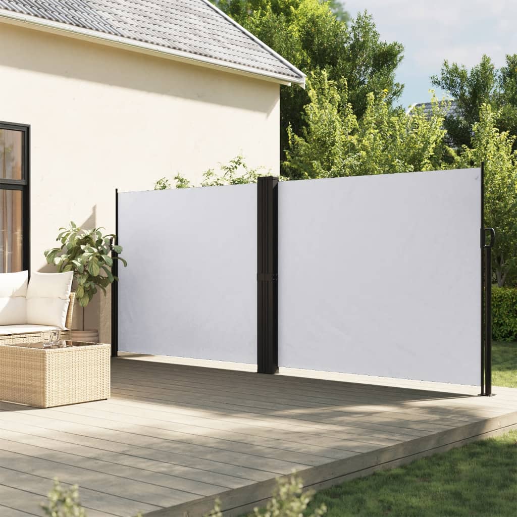 Toldo lateral retrátil 180x1200 cm branco